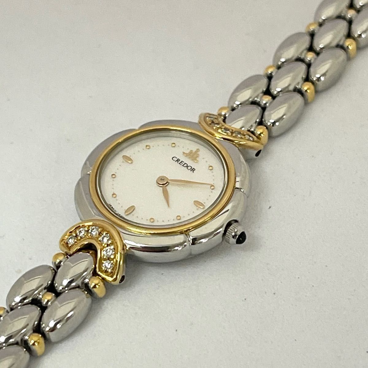 稼働 極美品 SEIKO CREDOR 18KT クレドール 天然ダイヤモンド 稼働 極美品 SEIKO CREDOR 18KT クレドール 天然ダイヤモンド