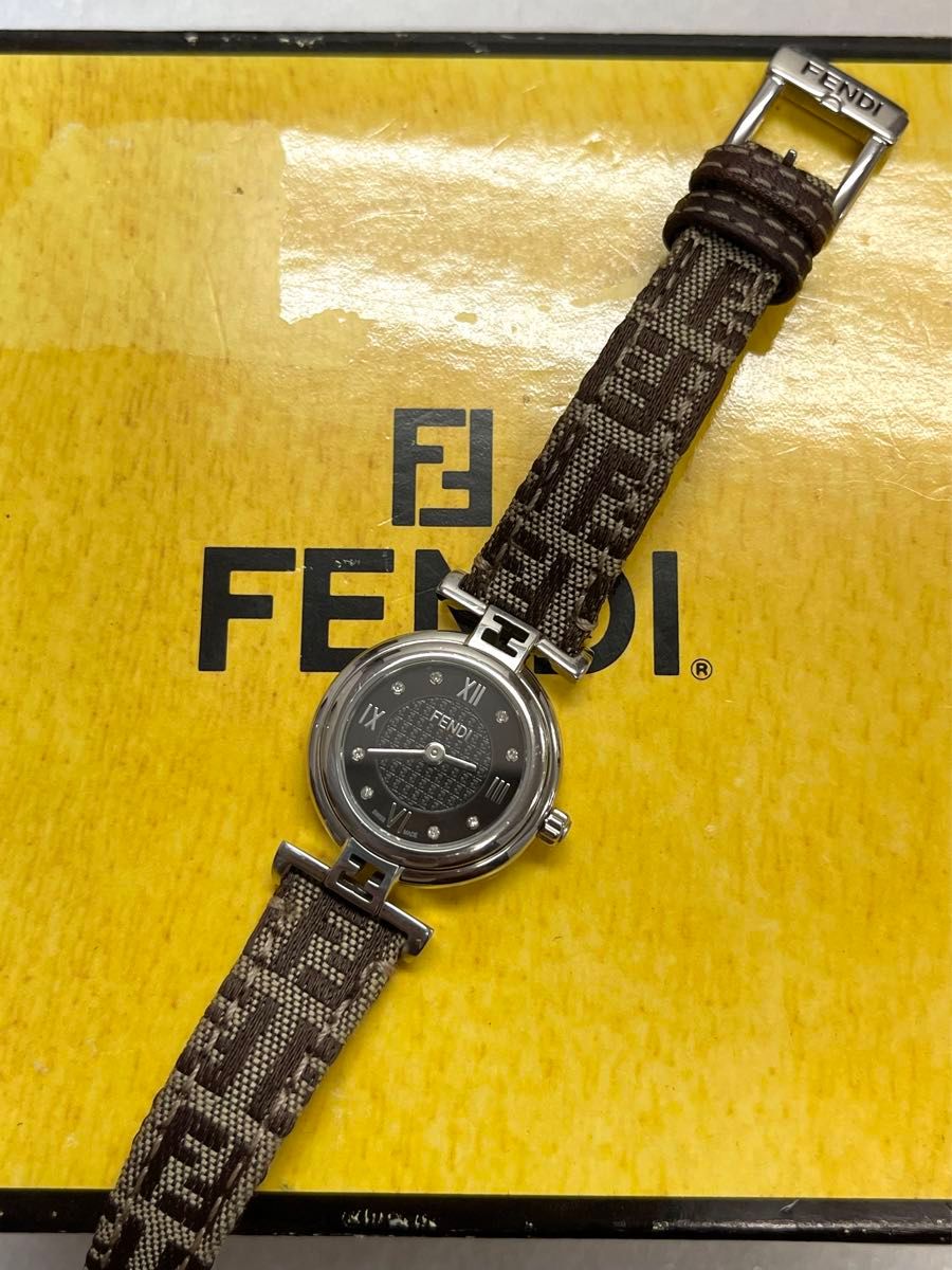 稼働 本体美品 FENDI オロロジ クォーツ モーダ ズッカ 稼働 本体美品 FENDI オロロジ クォーツ モーダ ズッカ