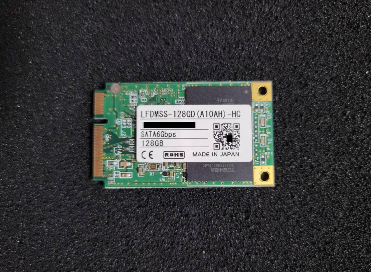 ハギワラソリューションズ SSD 128GB LFDMSS-128GD (A10AH) mSATA ((動作品・4枚限定！)) _画像1