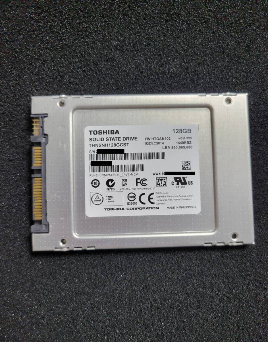 (( operation goods *5 piece limitation!)) TOSHIBA SSD 128GB MLC 7mm 2.5inch THNSNH128GCST SATA.