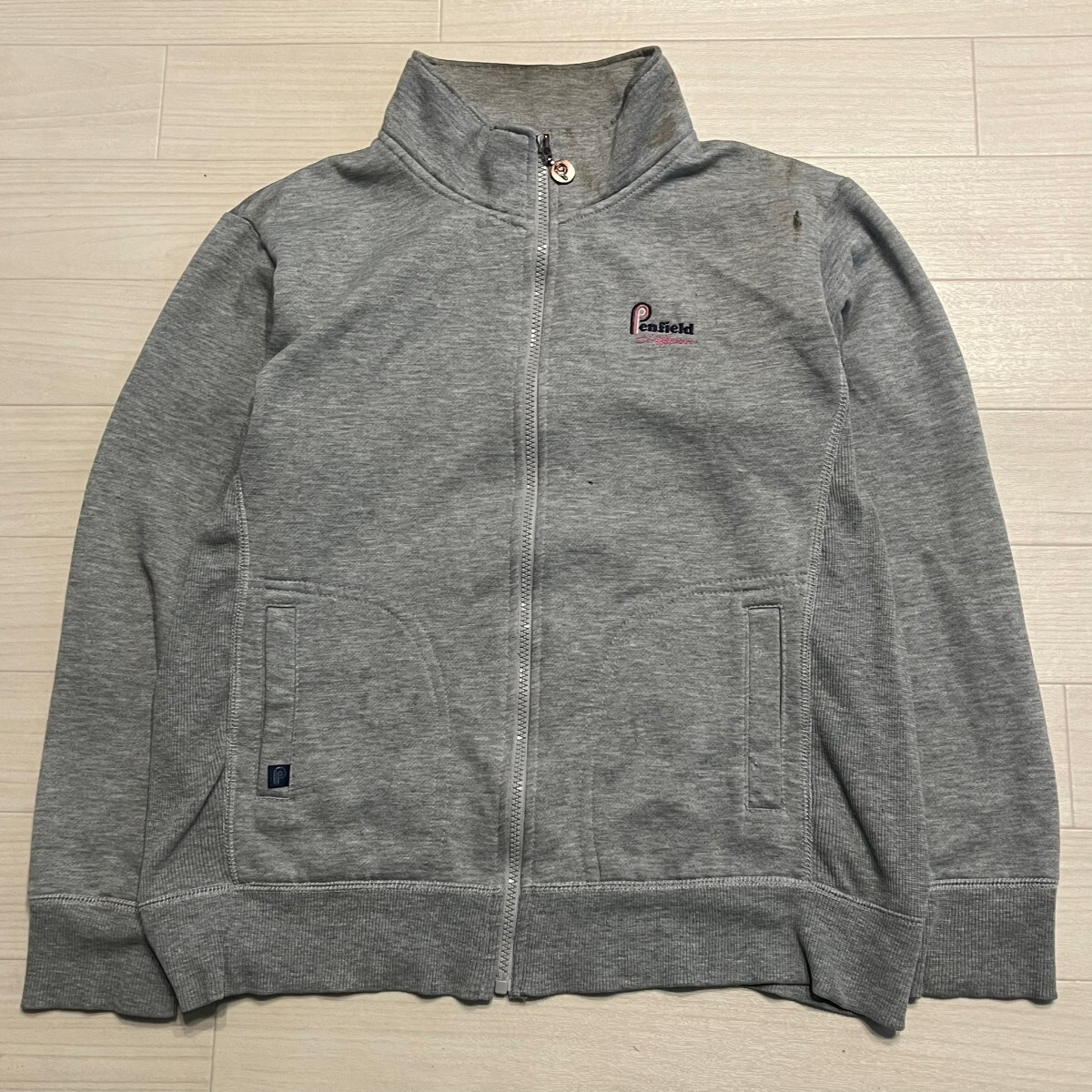 Penfield ペンフィールド ジップアップジャケット レディース　グレー　サイズL 　スウェット　パーカー_画像1