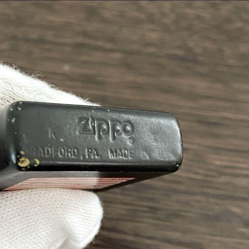 【1円スタート】ZIPPO ジッポー 米海軍首旗　DON’T TREAD ON ME 喫煙グッズ オイルライター 希少　着火確認済_画像8