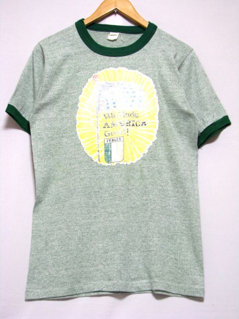 ＠80's 霜降り リンガー Ｔシャツt620 L アメリカ古着 ビンテージ vintage_画像1