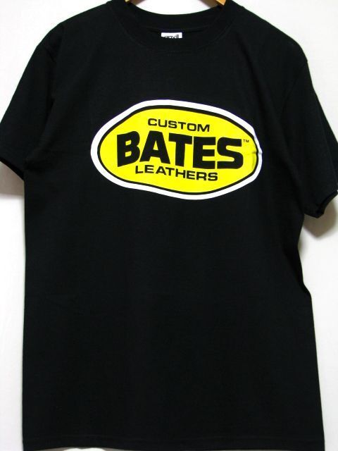 ＠新品 ベイツ レザー BATES LEATHERS Tシャツ 黒 HONDA ダート ブラック カリフォルニア ケニーロバーツ_画像1