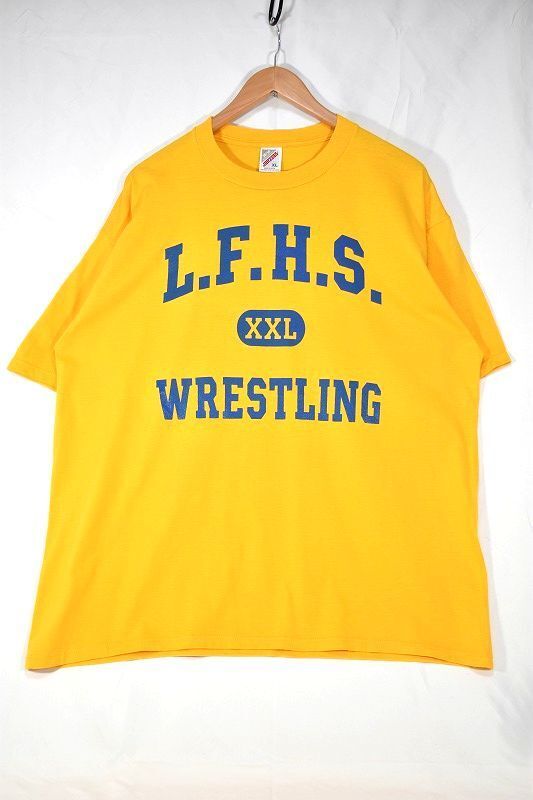 ＠美品 ジャージーズ JERSEYS レイクフォレスト ハイスクール Lake Forest High School レスリング部Ｔシャツt981 アメリカ古着 XL_画像1