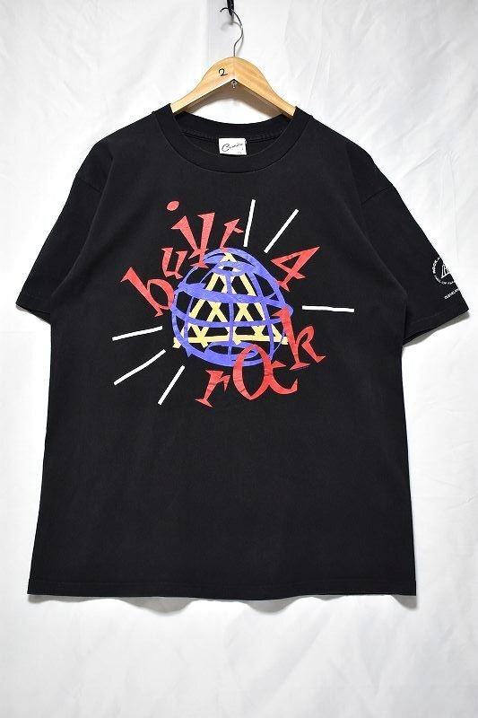 ＠美品 米国製 built4 ROCK ロックンロール殿堂 Tシャツtt129 L US古着 ビックサイズ バディホリー ジェームスブラウン スモーキーロビンソ_画像1