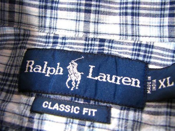 ＠美品 ラルフローレン Ralph Lauren ボタンダウン半袖シャツRB316 XL アメリカ古着 ビックサイズ ＩＶＹ_画像6