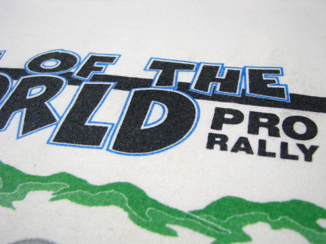 ＠Hanes ヘインズ RIM OF THE WORLD PRO RALLY リム オブ ザ ワールド プロ ラリー Tシャツt48 アメリカ古着 三菱自 SUBARU_画像6