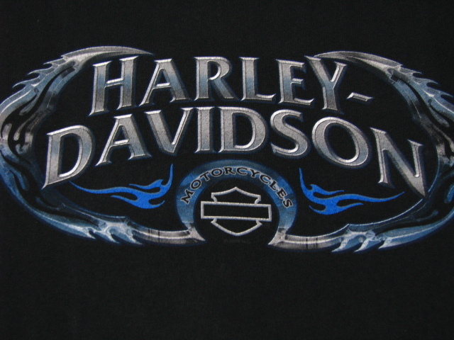 @美品 ハーレ ダビッドソン HARLEY-DAVIDSON Tシャツt102 XL 黒 アメリカ古着 FRX 883 ビックサイズ_画像4