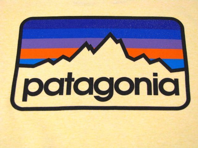 ＠美品 Patagonia パタゴニア レトロプリント Tシャツ Sサイズ シンプル アウトドア 直営店 小さいサイズ_画像6