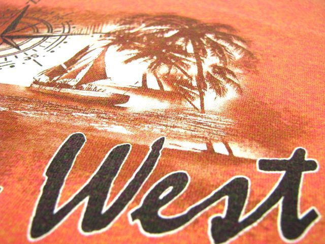 ＠美品 Key West キーウエスト Tシャツt824 XL アメリカ古着 フロリダ州 マイアミバイス オーバーシーズ ハイウェイ_画像5