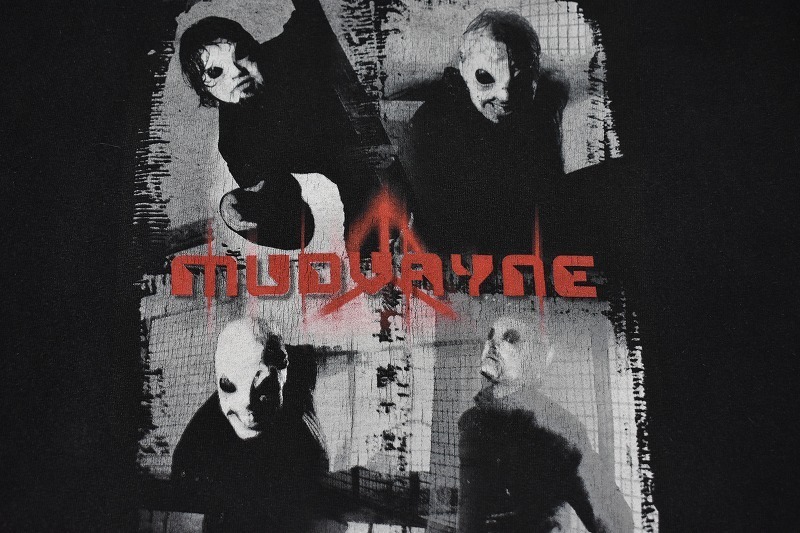 ＠美品 MUDVAYNE マッドヴェイン Ｔシャツtt46 L アメリカ古着 ヘビーメタル スピードメタル ハードコア デスメタル_画像5