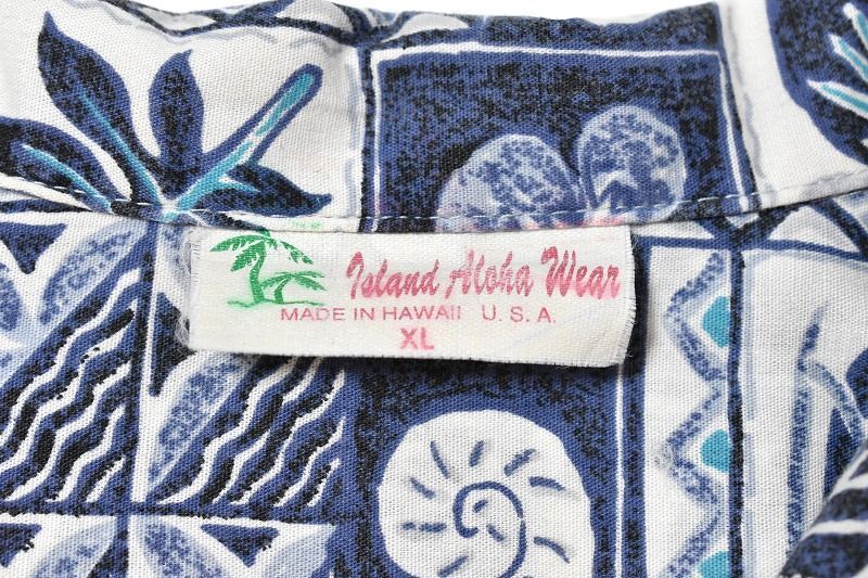 ＠美品 アイスランド アロハ ウエア Island Aloha Wear 半袖ハワイアンシャツ h265 XL アメリカ古着_画像4