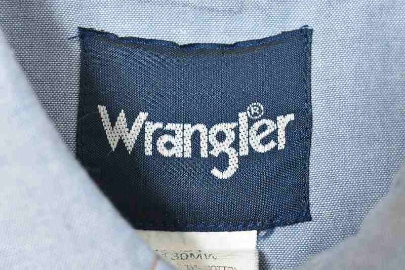 ＠美品 ラングラー Wrangler 長袖シャンブレー ウエスタンシャツw529 Xl アメリカ古着 ビックサイズ_画像4