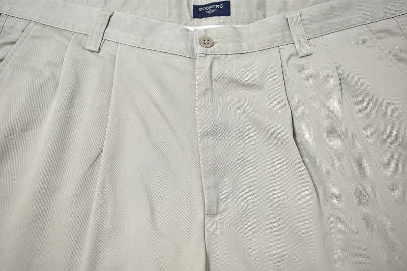 ＠美品 ドッカーズ Dockers ツータック チノパンd46 アメリカ古着 XXL ビックサイズ_画像6