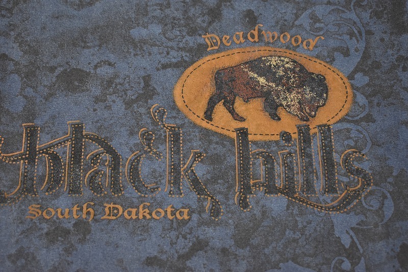 ＠美品 South Dakota サウスダコタ Black Hills ブラックヒルズ Ｔシャツt986 XL アメリカ古着 ララミー裁判 スー族 インディアン_画像6