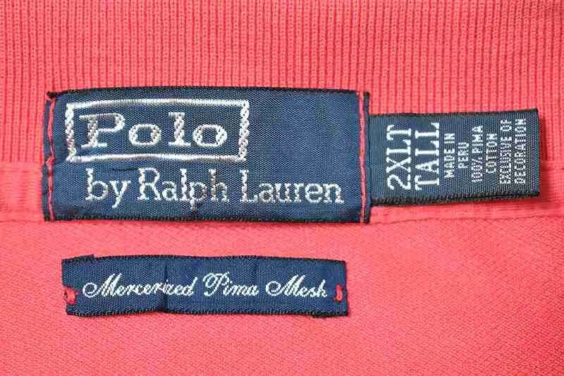 ＠美品 ラルフローレン RALPH LAUREN 半袖ポロシャツRB613 XXL アメリカ古着 POLO ビックサイズ_画像4