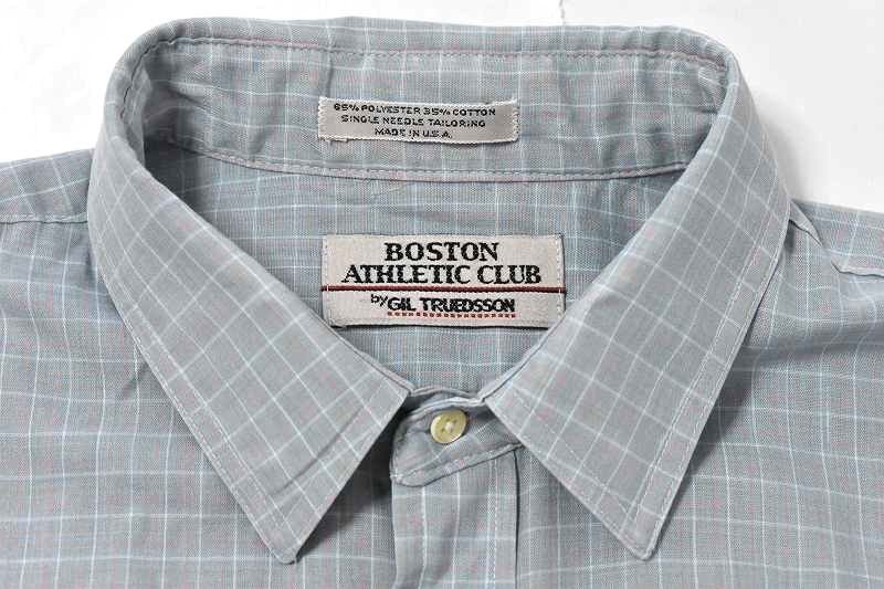 ＠美品 米国製 BOSTON ATHLETIC CLUB ボストン アスレチック クラブ 半袖シャツst538 アメリカ古着 ビックサイズ L_画像3