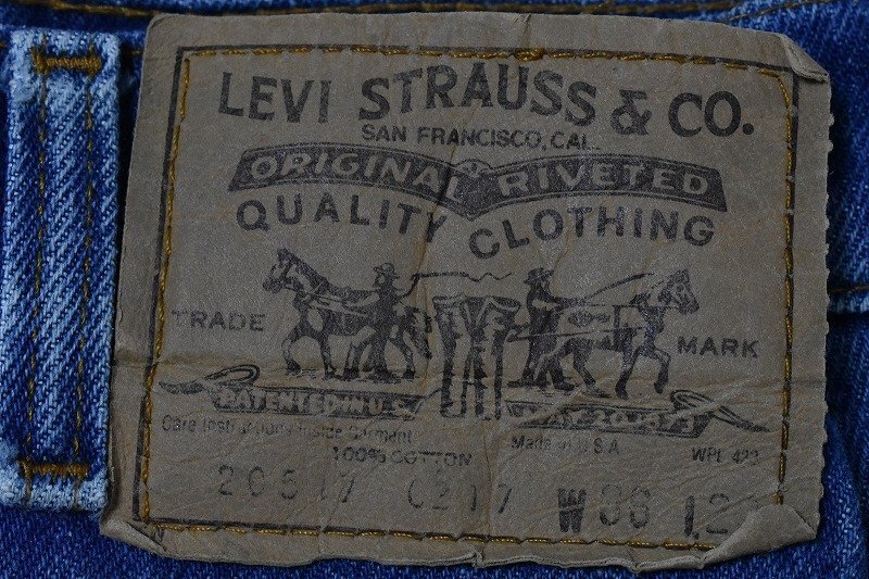 ＠美品 色落ち綺麗 Levi's リーバイス 517 ブーツカット d85 アメリカ古着 90's 80's ウエスタン_画像9