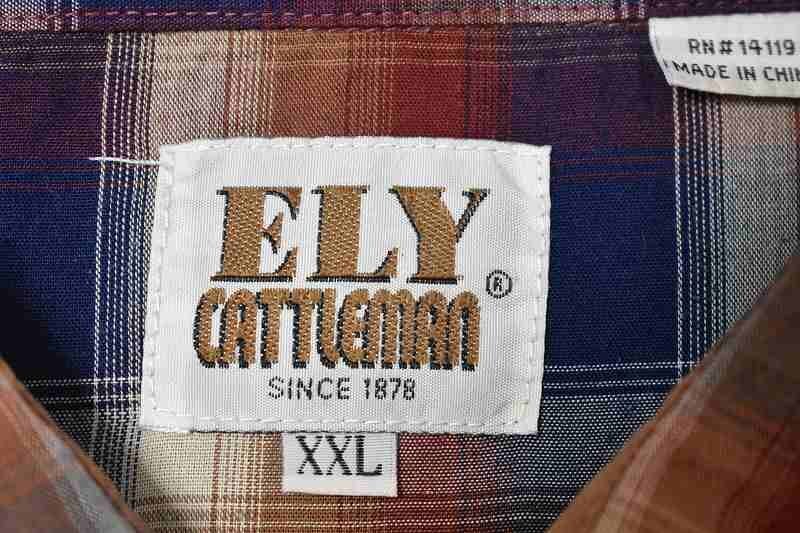 @美品 エリーキャトルマン ELY CATTLEMAN 半袖 ウエスタンシャツw561 XXL ビックサイズ アメリカ古着 カントリー_画像4