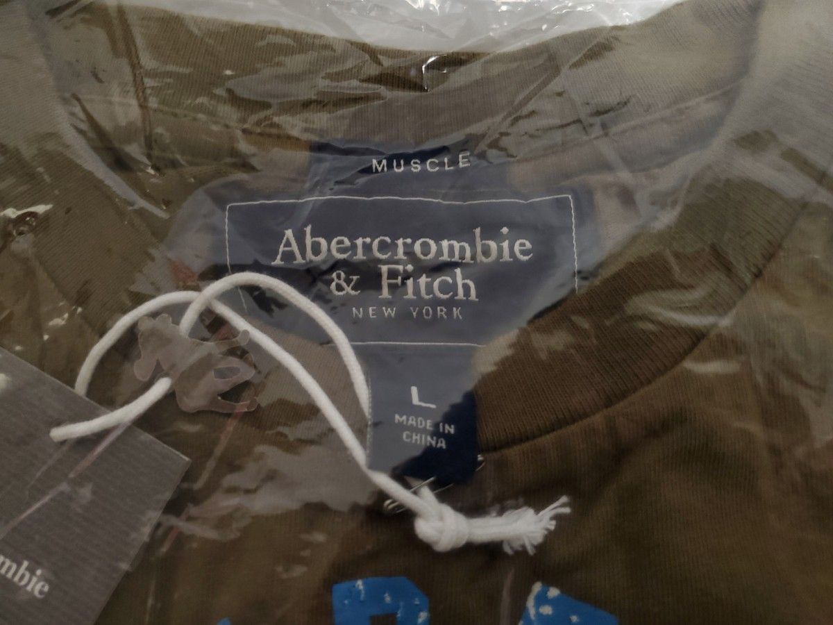 未使用品 タグ付き アバクロ アバクロンビー&フィッチ Tシャツ メンズ L Abercrombie & Fitch 