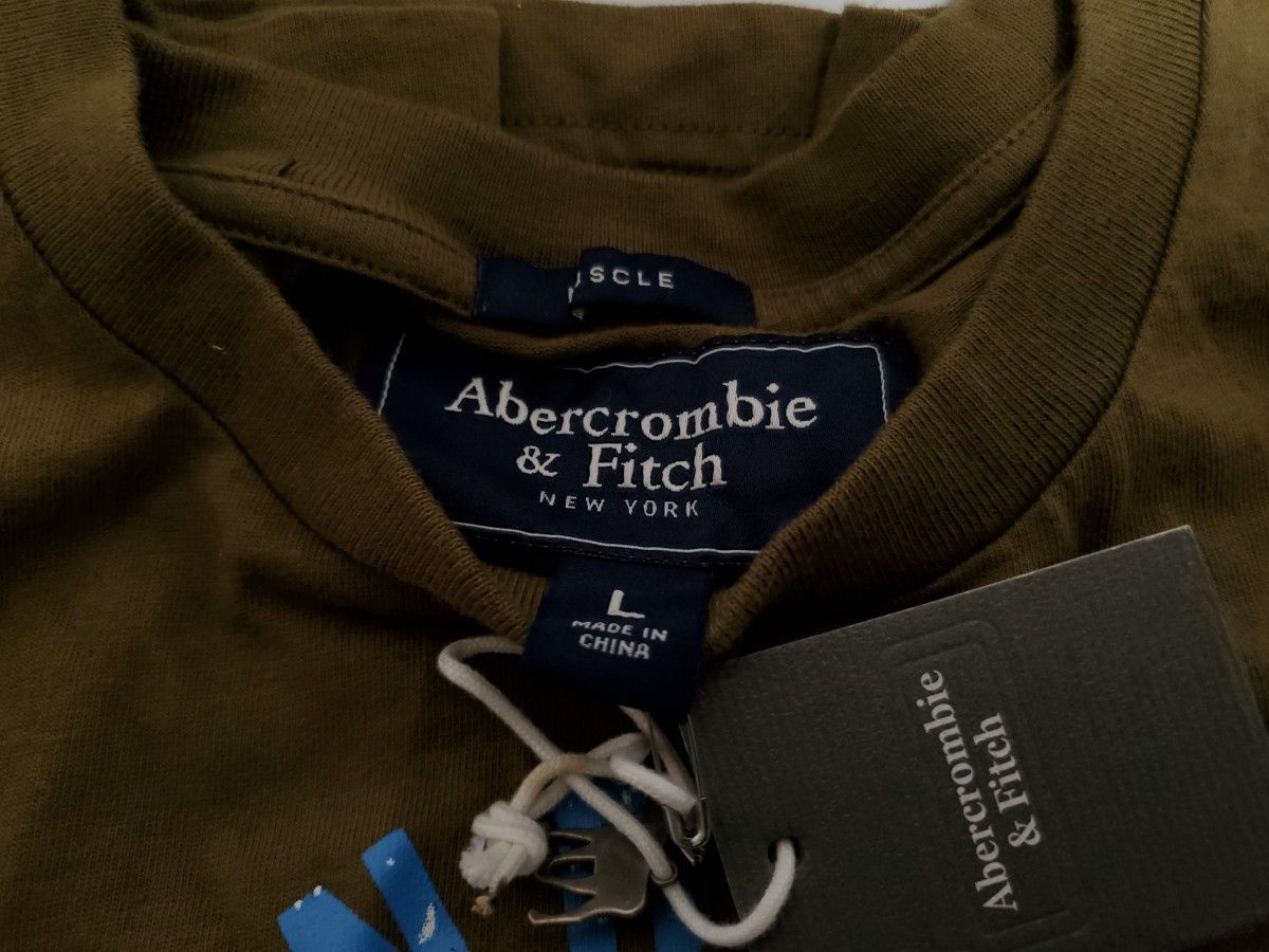 2枚セット 未使用品 タグ付き アバクロ アバクロンビー&フィッチ Tシャツ メンズ L Abercrombie & Fitch 