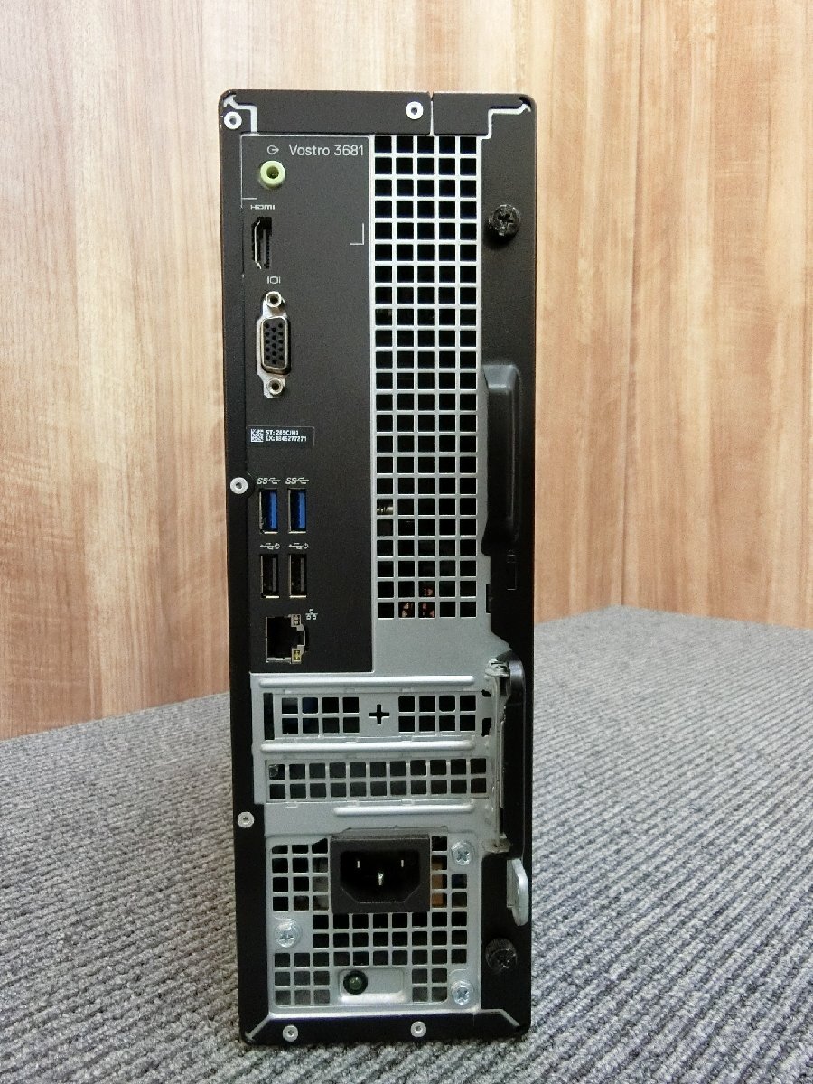 BSY052)DELL/デスクトップPC/Vostro3681/core-i3-3.70GHz/メモリ8GB/SSD256GB/第10世代/　_画像6