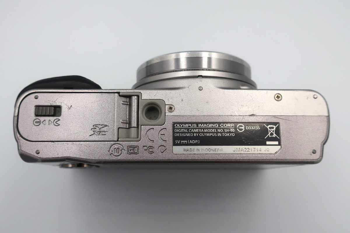 (A3)1円～ OLYMPUS STYLUS SH-50 シルバー オリンパス デジタルカメラ コンパクトカメラ デジカメ 現状品 ジャンク品の画像4