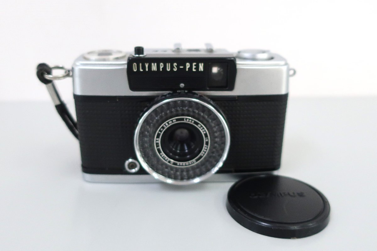 (A3) 1円～ OLYMPUS PEN EE-3 オリンパス ペン D.Zuiko 1:3.5 f =28mm コンパクト カメラ フィルムカメラ ジャンク品_画像2