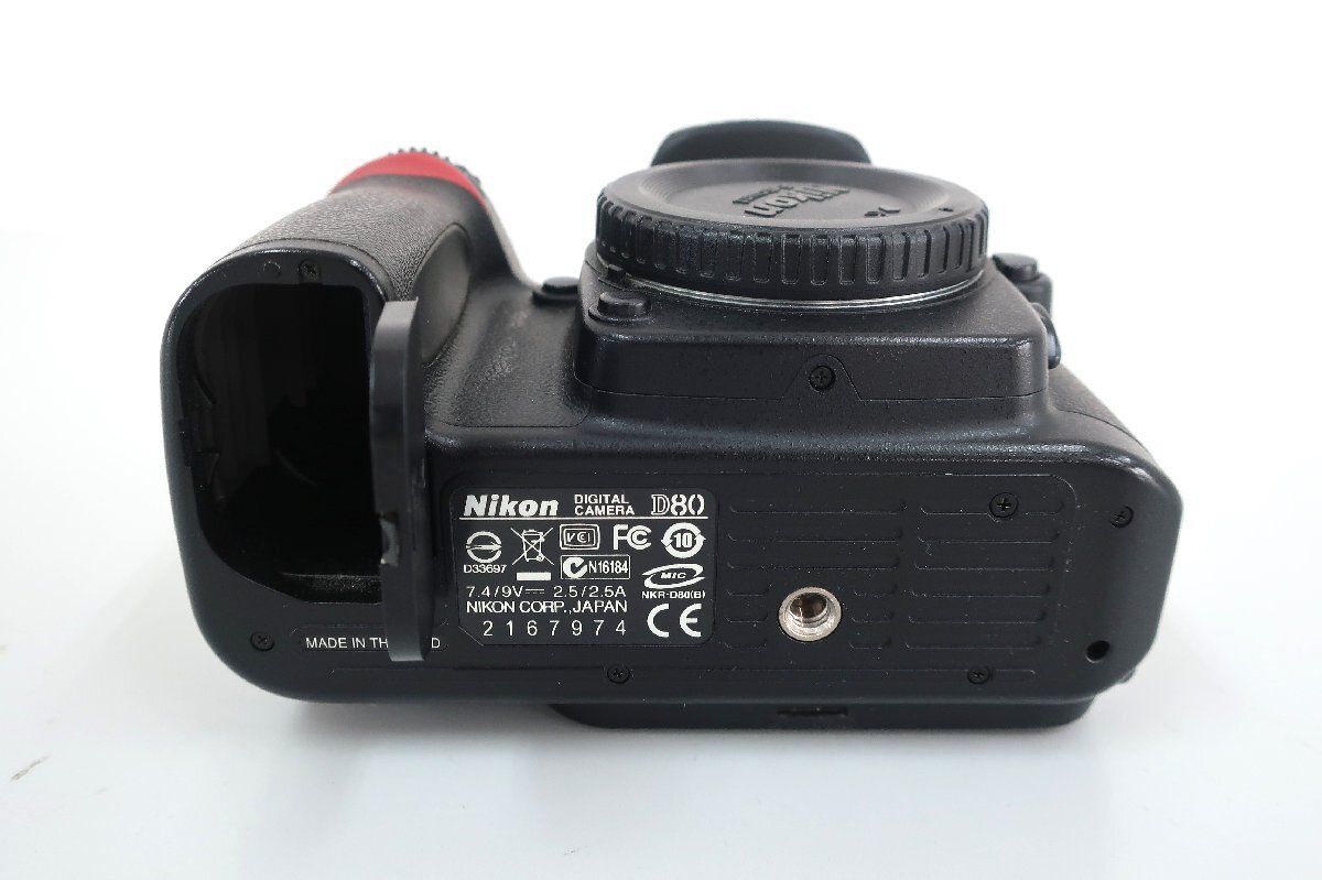 (A3) 1円～ Nikon D80 ボディ ニコン デジタル一眼レフ デジタルカメラ カメラ 動作未確認 ジャンク品_画像5