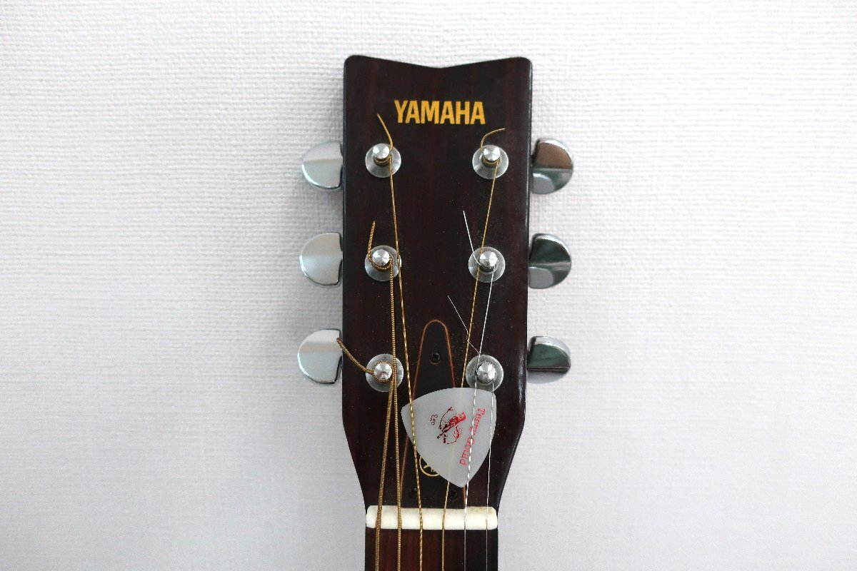 (A1) YAMAHA FG-151 ヤマハ アコースティックギター アコギ ギター 楽器 弦楽器 ヴィンテージ ソフトケース付き ※現状品※_画像5