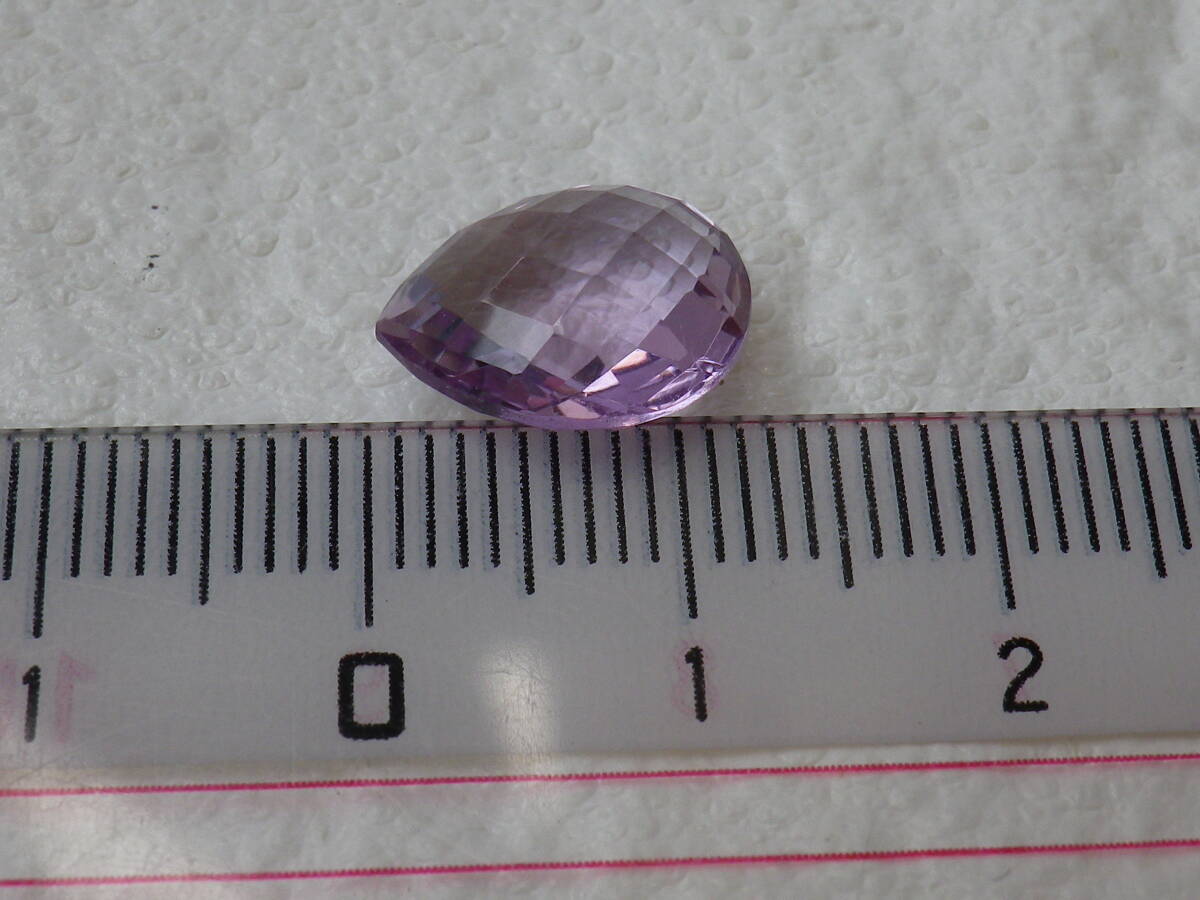 天然ローズ’フランス アメシスト 3.83 ct 　ブラジル産出 #0189_画像9