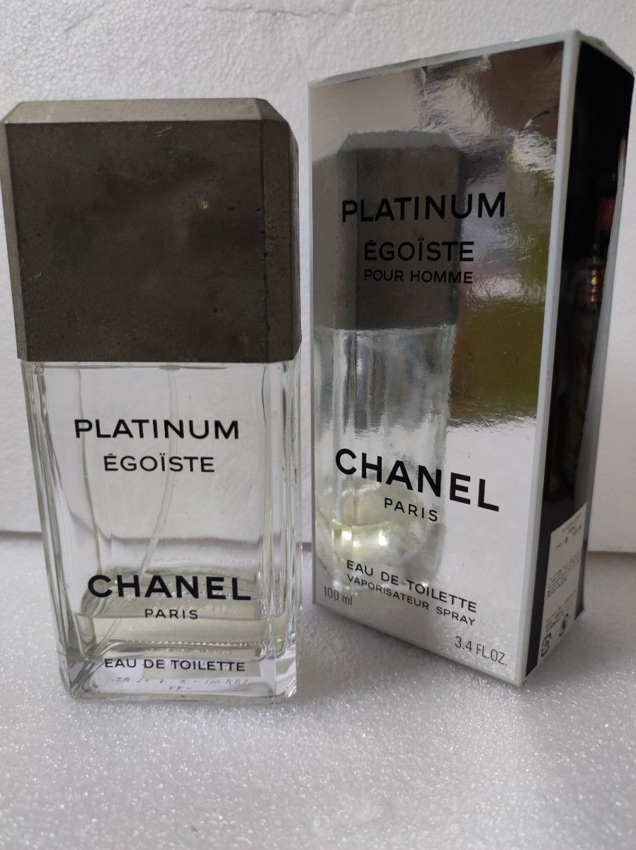 【中古品】【残量24％程度、化粧箱折り畳み済み】CHANEL（シャネル）エゴイスト プラチナム（エゴプラ）EDT・SP 100mL