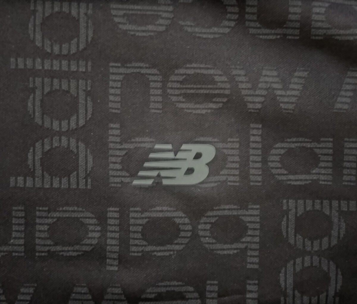 即決 New Balance GOLF メンズ半袖モックネックシャツ ブラック 6サイズ XLサイズ相当 ニューバランス ゴルフ