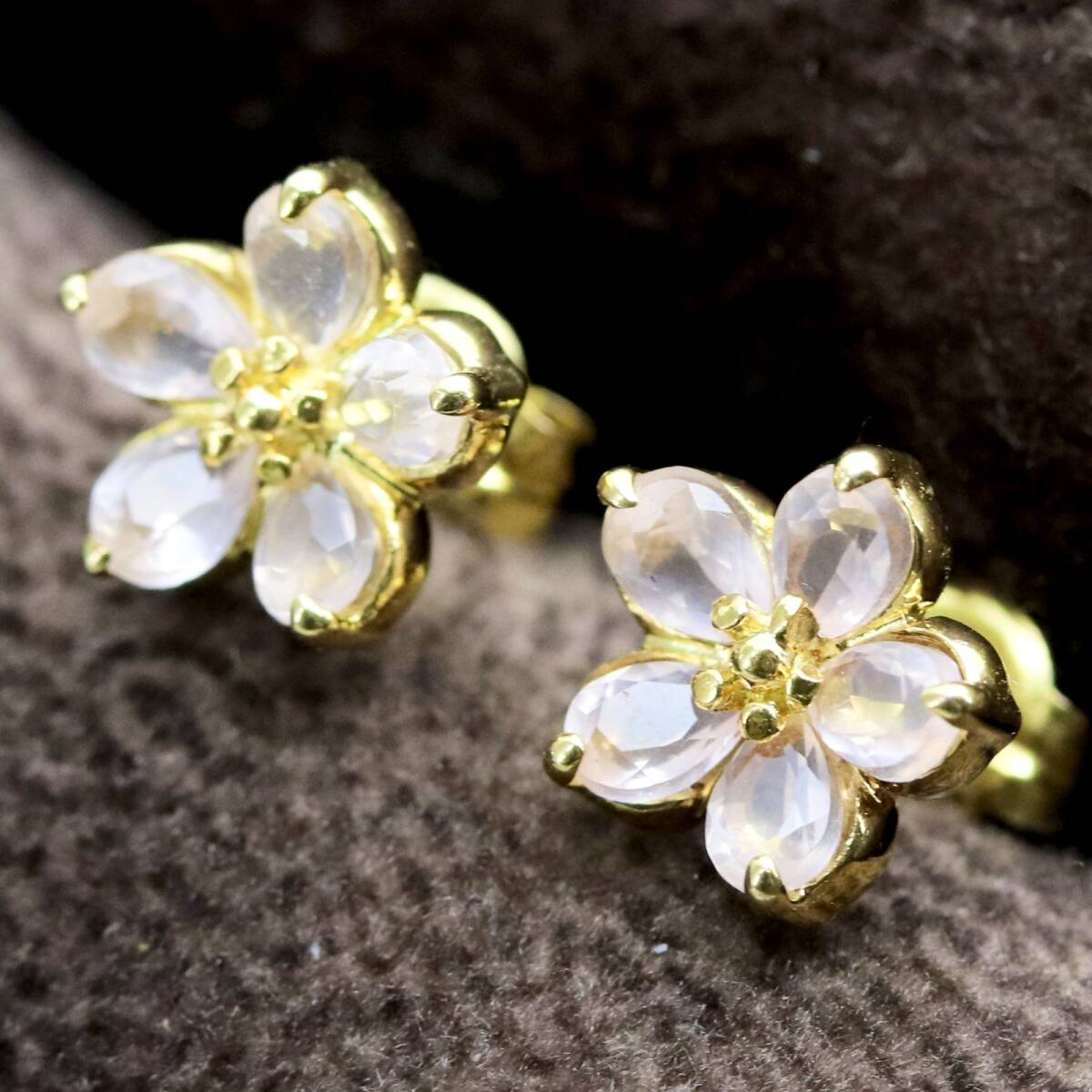 限定 ドレスアドレス ピアス K18 ローズクォーツ 桜 2024 サクラ 限定 ドレスアドレス ピアス K18 ローズクォーツ 桜 2024 サクラ