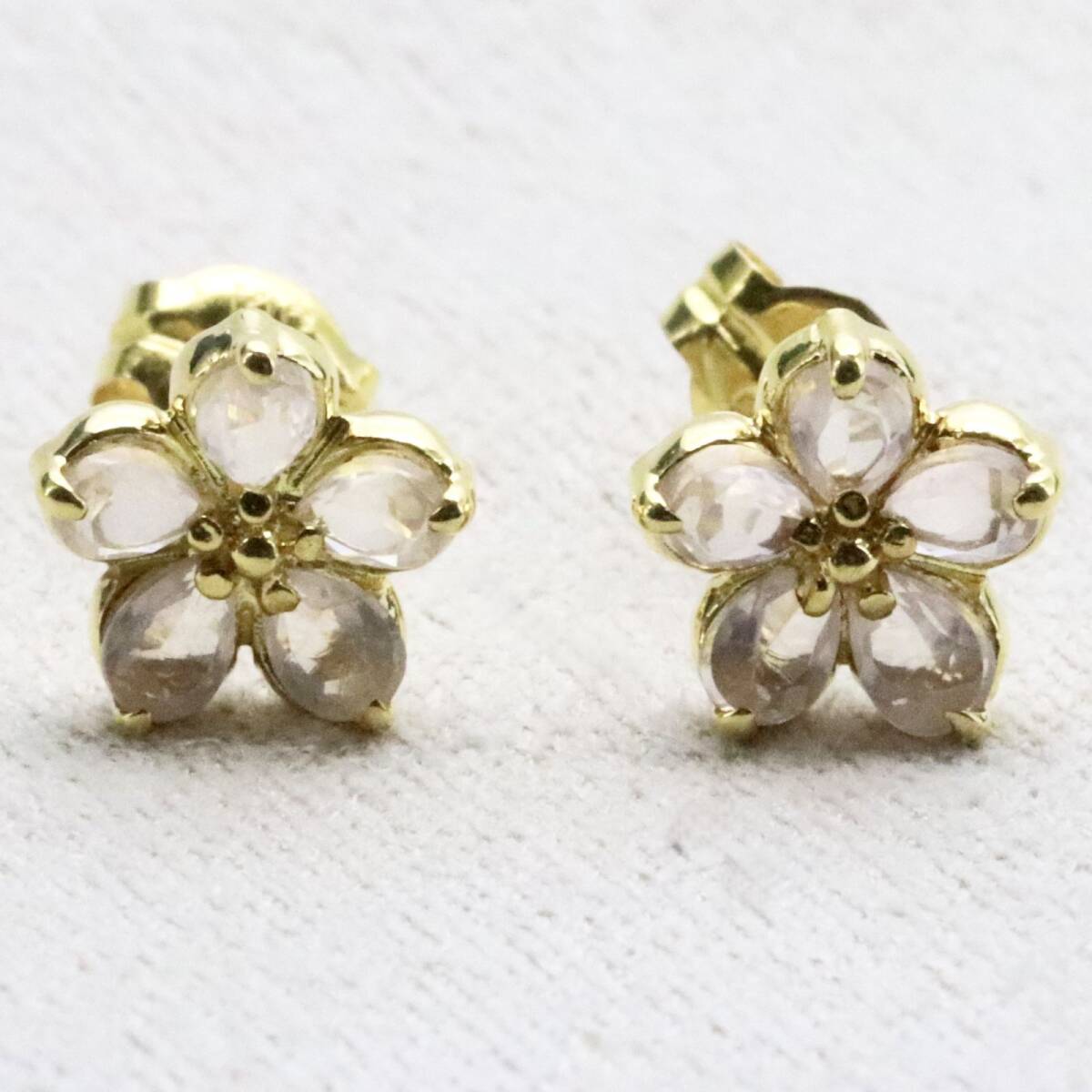 限定 ドレスアドレス ピアス K18 ローズクォーツ 桜 2024 サクラ 限定 ドレスアドレス ピアス K18 ローズクォーツ 桜 2024 サクラ
