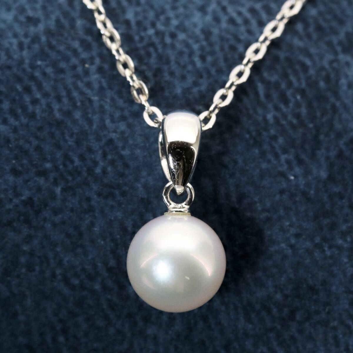 ミキモト 一粒パール ネックレス シルバー MIKIMOTO/24-479S