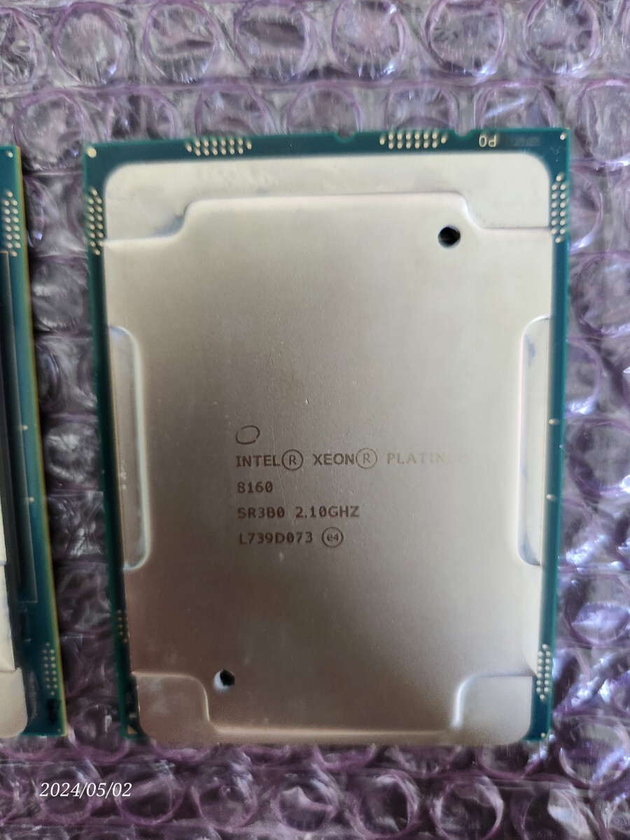 Intel Xeon PLATINUM 8160 ES？の画像3
