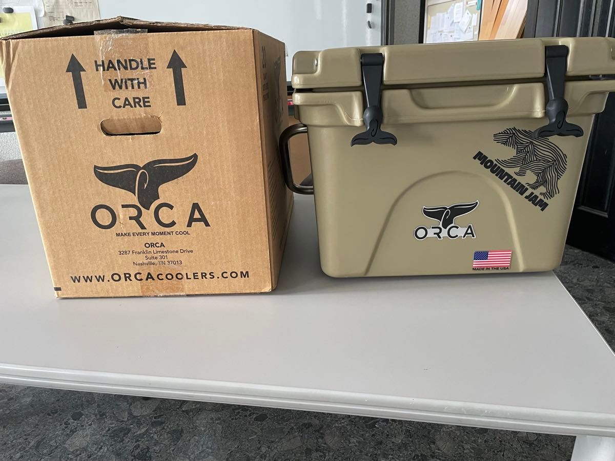 ORCA オルカ クーラーボックス 20 Quart タン 中古美品