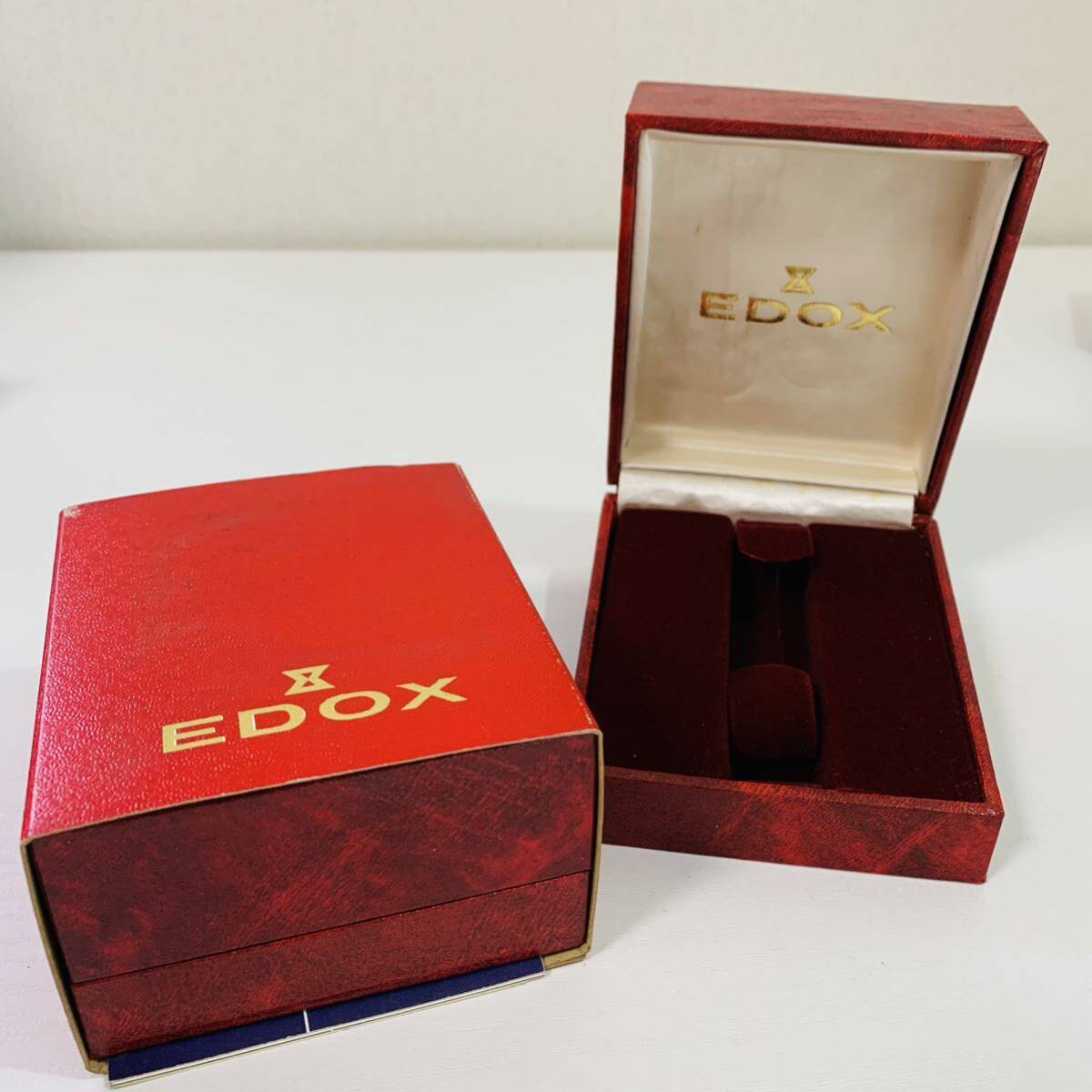 EDOX エドックス スイス 腕時計 ボックス ケース 空箱 ウォッチケース 7個セット 4種類 未使用の画像4