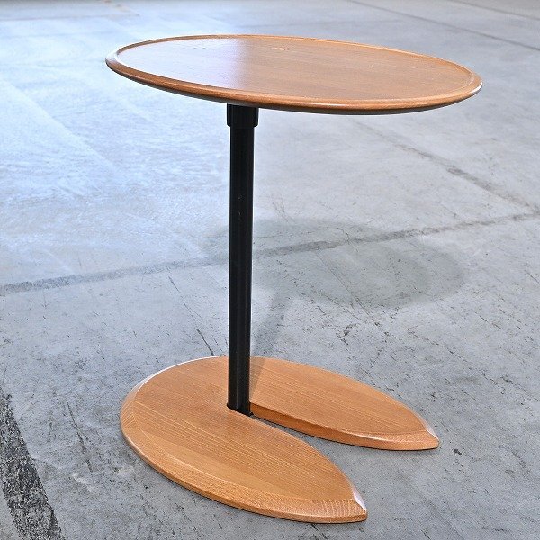 EKORNES 6万「Elipse Table/エリプス テーブル」サイドテーブル スチール コーヒー ロー 楕円形 机 エコーネス ストレスレス_画像1