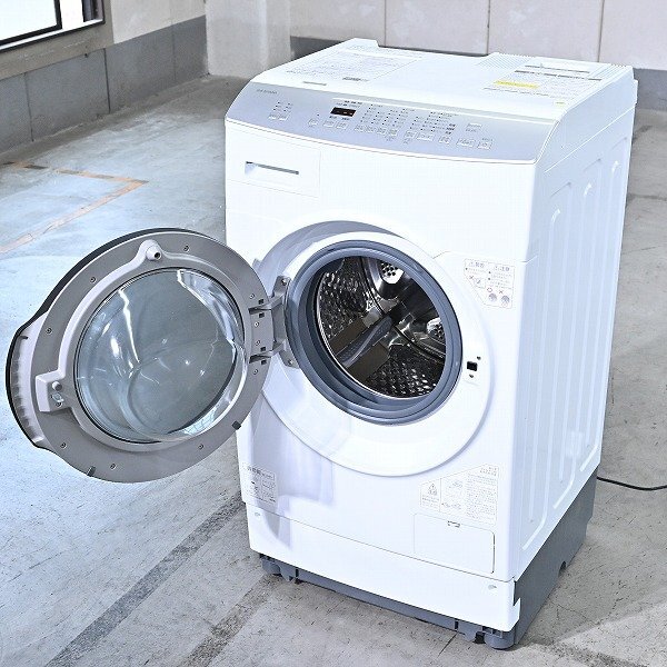 2023年製 アイリスオーヤマ 16万 ドラム式洗濯機「FLK842Z-W」 乾燥機能付き 温水洗浄機能 機器 ハイテクマシーン _三菱 シャープ_画像2