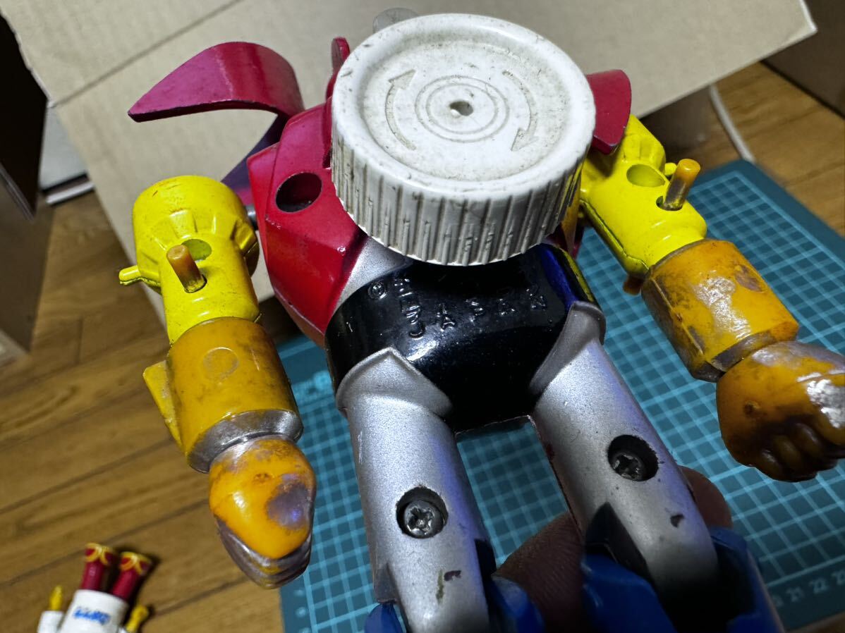 Showa подлинная вещь Chogokin робот retro мак takatokbruma.k спецэффекты герой clover старый Takara аниме dia po long 