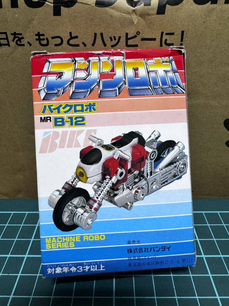  Showa подлинная вещь Chogokin робот retro мак takatok clover старый Takara Machine Robo мотоцикл Robot BANDAI Bandai 