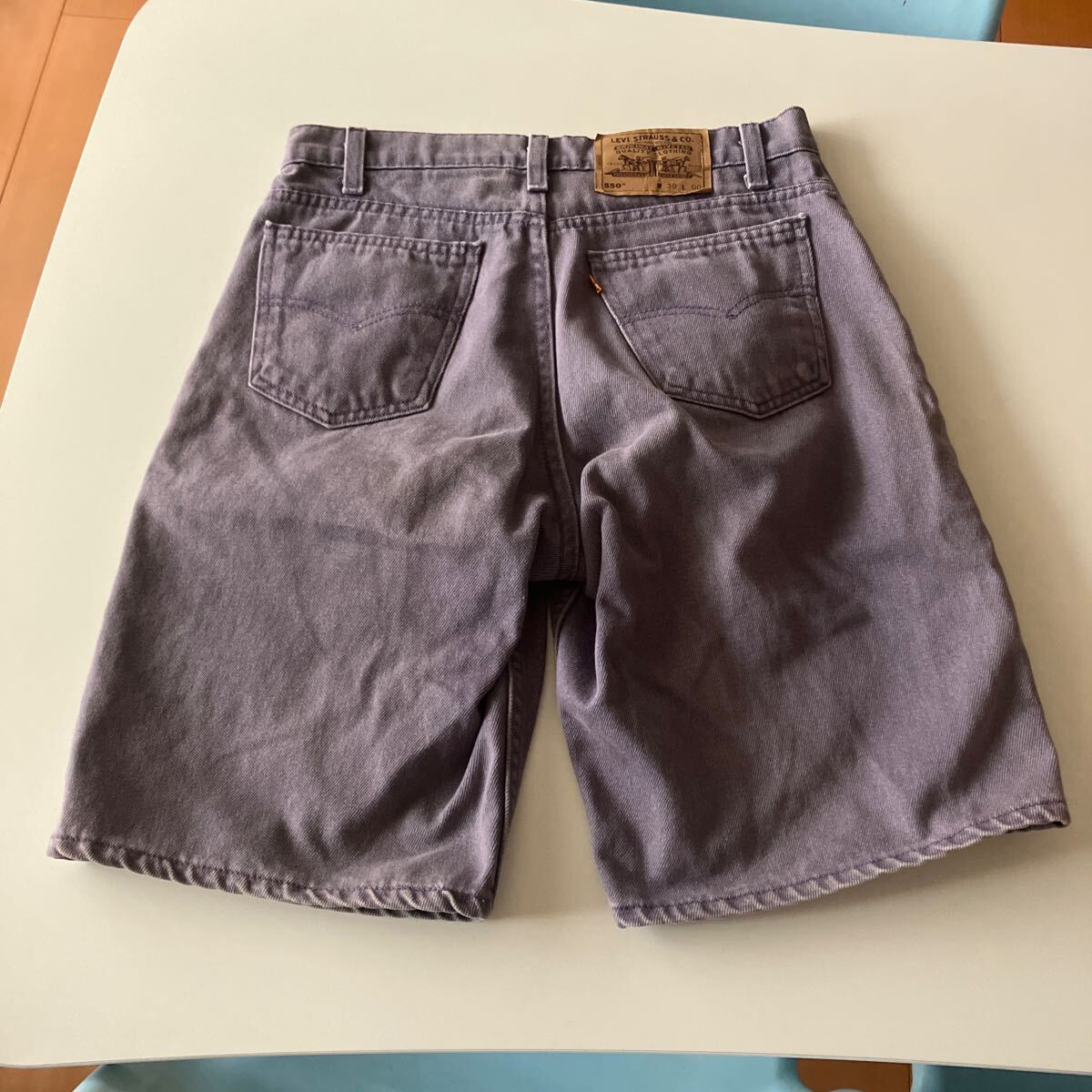 Levis リーバイス550 USA製 オレンジタブ ハーフパンツ ショートパンツ W30 _画像5