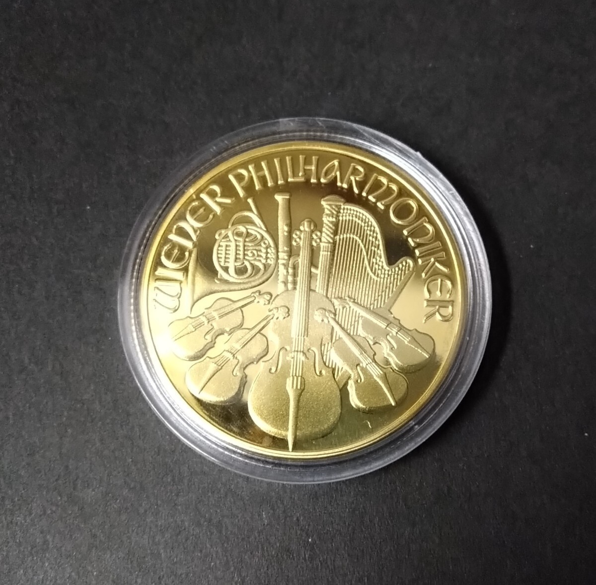 ウィーンフィルハーモニー ゴールド GOLD 金 金貨 24k ゴールドコイン ウィーン金貨 の画像1
