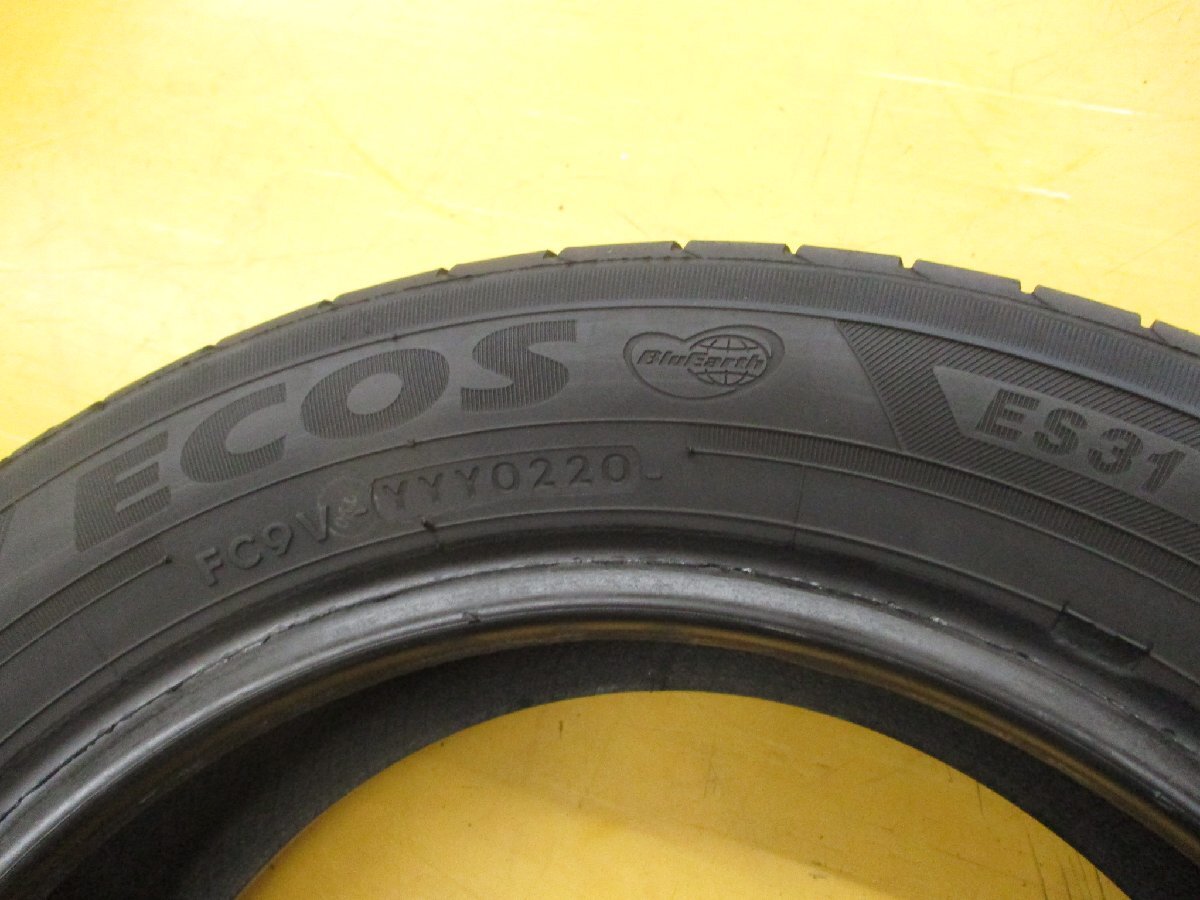 ◆送料無料 A1s◆　165/60R14　75H　ヨコハマ　ECOS ES31　夏２本　※2020年製_画像6