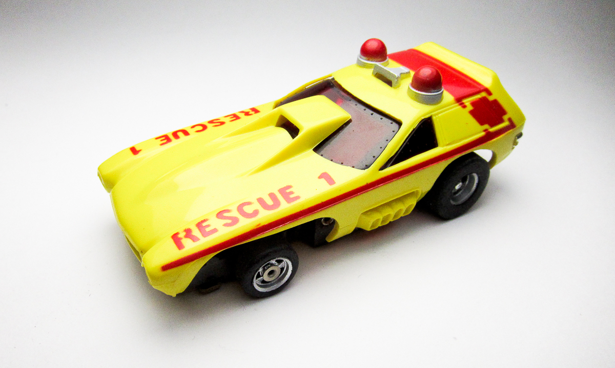 HO слот машина Vintage Aurora Rescue 1 & Magnum Wagon Police fa колено машина &s Creature z chassis!