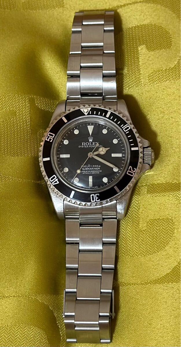 ロレックス ROLEX サブマリーナ 5512 ブラック SS 自動巻き メンズ 腕時計の画像1