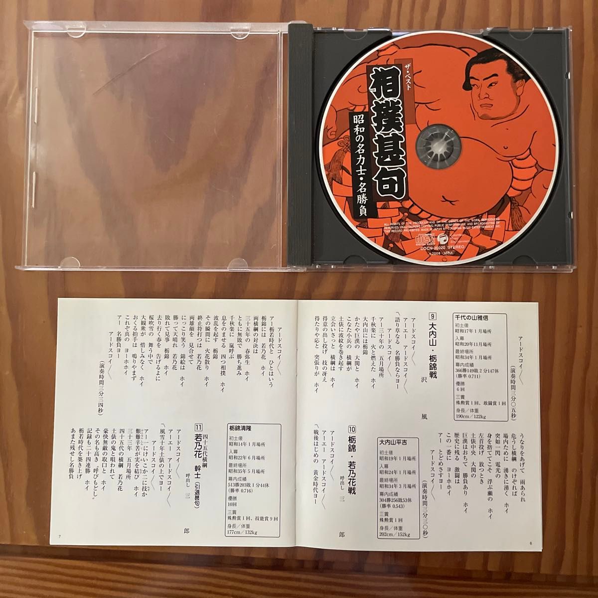 ザ・ベスト相撲甚句【昭和の名力士・名勝負】 CD